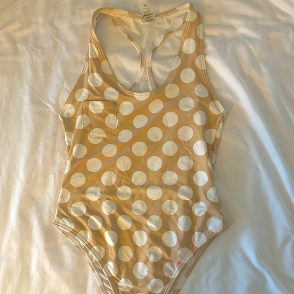 Montce Swim polka dot one-piece 💛